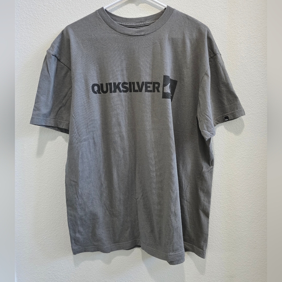 Quicksilver grey casual logo t-shirt size  XL - Picture 1 of 3